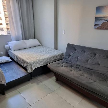Ferienwohnung Apartamento Kit Praia Grande Na Guilhermina Frente Mar Exterior foto