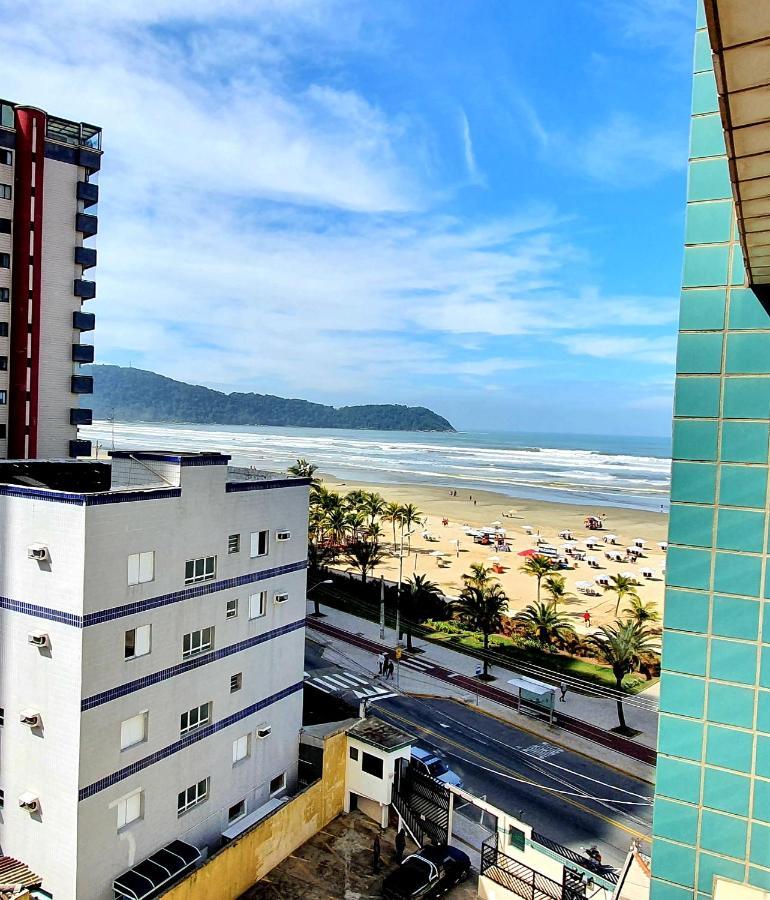 Ferienwohnung Apartamento Kit Praia Grande Na Guilhermina Frente Mar Exterior foto