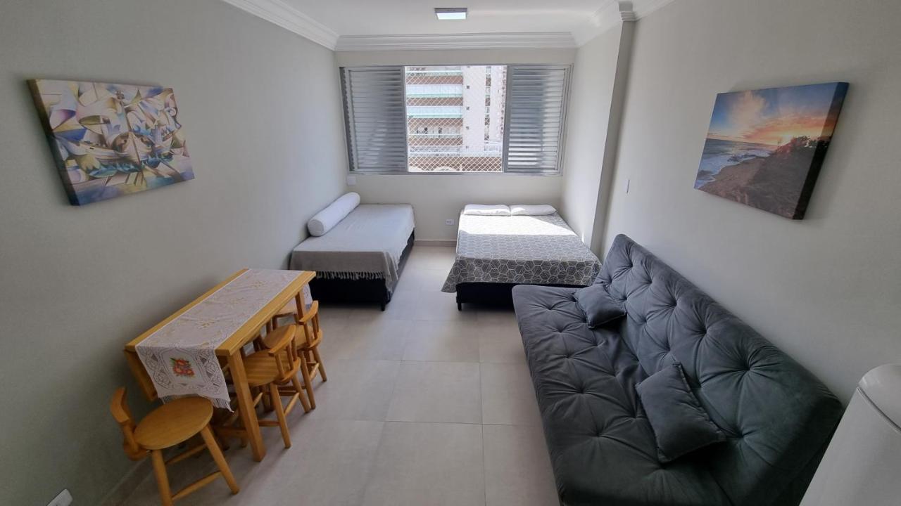 Ferienwohnung Apartamento Kit Praia Grande Na Guilhermina Frente Mar Exterior foto