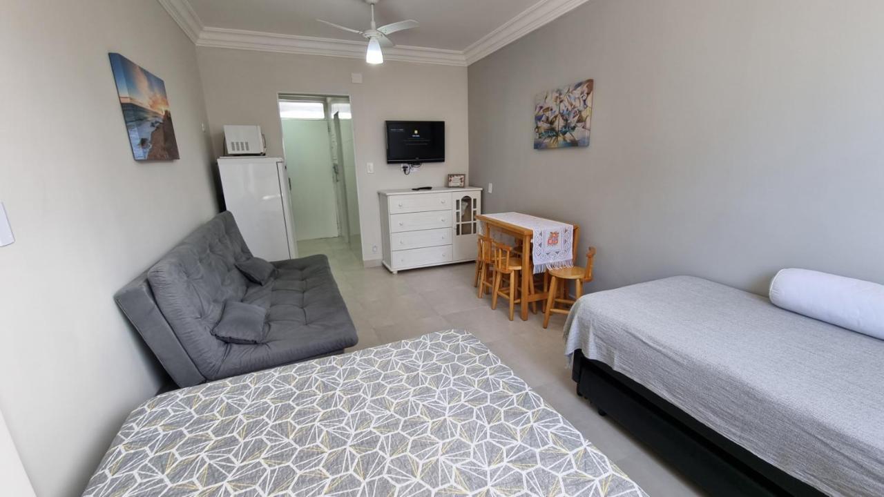 Ferienwohnung Apartamento Kit Praia Grande Na Guilhermina Frente Mar Exterior foto