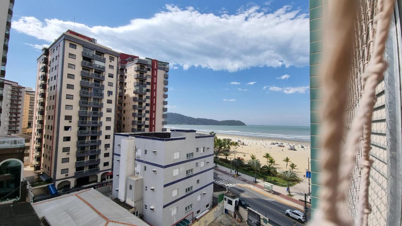 Ferienwohnung Apartamento Kit Praia Grande Na Guilhermina Frente Mar Exterior foto