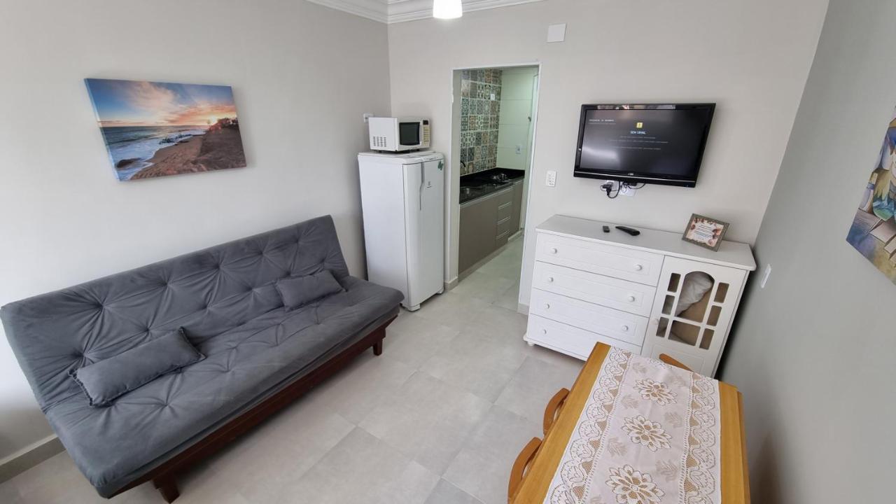 Ferienwohnung Apartamento Kit Praia Grande Na Guilhermina Frente Mar Exterior foto