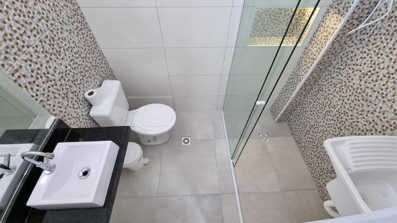 Ferienwohnung Apartamento Kit Praia Grande Na Guilhermina Frente Mar Exterior foto